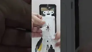 How to install cable pass through wall plate? 