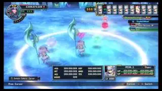 Mugen Souls Z - Last Ultimate Absurdity World boss battle (no Moe Kill/Ultimate Soul/DLC use)