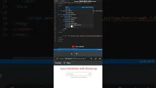 Input Validation in Bootstrap 5 #shorts #viral