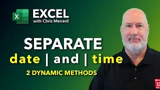 2 Methods to Separate DATE and TIME in Excel