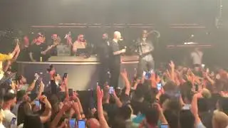 Style Bender Israel Adesanya & Alex Volkanovski hit the stage at XS for UFC 276 after party