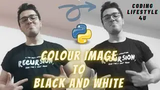 Convert Colour Image to Black and White Image Using OpenCV Python 😍 