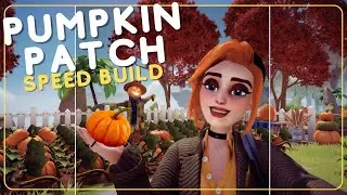 Pumpkin Patch Speed Build in the Peaceful Meadow 🎃 | Dreamlight Valley