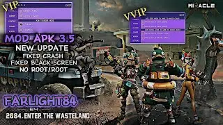 FARLIGHT 84 MOD APK NEW UPDATE v3.5 | FIXED AUTO CRASH | MAIN ID 💯 SAFE | UNDETECTED MOD MENU |