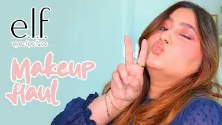 Elf Makeup Haul...Finally Got Halo Glow Liquid Filter l Sharo Khan