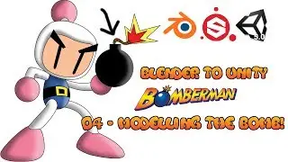 Blender to Unity - Bomberman - Part 04 - Modelling the Bomb!