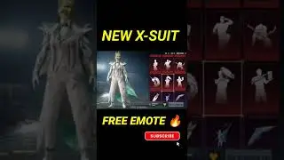 New X-SUIT FREE EMOTE 🔥 | SILVANUS X-SUIT #bgmi #shorts #xsuitpubg #newxsuit #emote