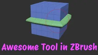 INSERT - Edge Action - ZModeler - ZBrush Tutorial