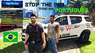 COMO INSTALAR STOP THE PED TODO EM PORTUGUÊS ATUALIZADO PASSO A PASSO | GTA 5 POLICIAL (TUTORIAL)