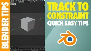 Blender 3D Tips | Track Object with Camera and Light - Easy Track Constraint - Blender 3D Tutorial