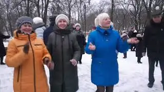 Новогодняя. Валерий Курас. В Гомельском парке культуры. 05.02.2023.