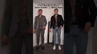 smart casual vs street style #shorts #tiktok #fashion #youtubeshorts #style #menfashion #trending