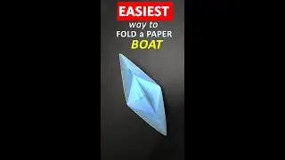 HOW TO MAKE A PAPER BOAT - EASIEST WAY