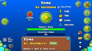Tomb 100% | [by Gepsoni4] | Geometry Dash 2.2
