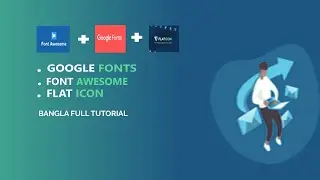 How to download Google fonts and font awesome also flaticon also💯✔