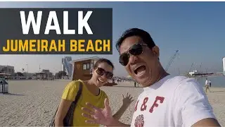 WALK TO JUMEIRAH OPEN BEACH | DUBAI JUMEIRAH PUBLIC BEACH