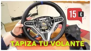 ¿Cómo tapizar tu volante POR 15€? - #APVK