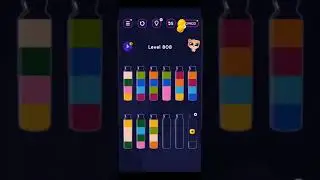 Get Color Water Sort Puzzle Level 806 to Level 810