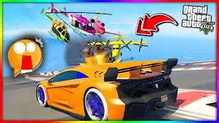 Crazy MEGA RAMP In GTA 5
