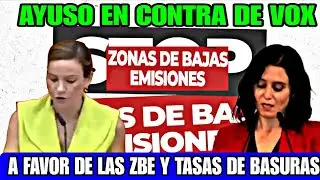 Díaz Ayuso opposes Vox, joins the left in not eliminating the Low Emission Zones and the garbage ...