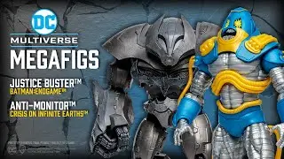 NEW DC Multiverse™ Mega Figures Justice Buster™ & Anti-Monitor™ | Action Figure Showcase
