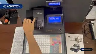 Program the HK Systems HK-7200 cash register. Time & Date, Store Info, Tax Rate & More - Part 1