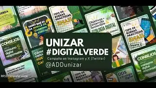 UNIZAR # DIGITALVERDE. Campaña de difusión del @ADDunizar
