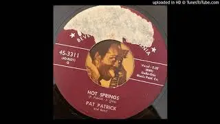 Pat Patrick - Hot Springs (Aladdin) 1955