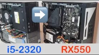 Optiplex 790 SFF full-size GPU install, build + benchmarks