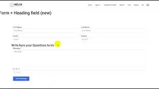 How to Use Heading field in Form addon | SP Page Builder Pro 5.x