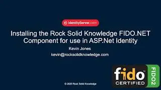 How to Setup FIDO2 for ASP.NET Identity