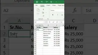 Ms Excel Tips and Tricks  #excel #microsoftexcel