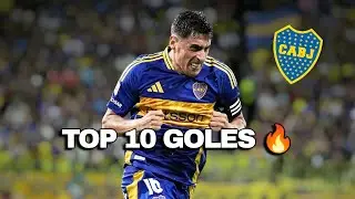 TOP 10 MEJORES GOLES de MERENTIEL en BOCA JUNIORS 