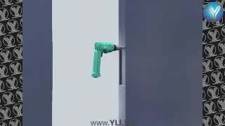 Врезной электромагнитный замок, серия YM, для систем контроля доступа СКУД