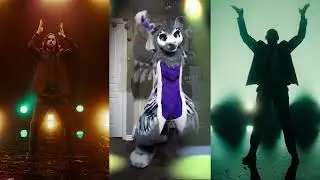 Marshmallow dances with Alan Wake and Mr  Door