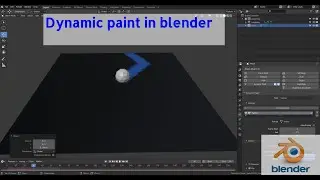 dynamic paint in blender part 1