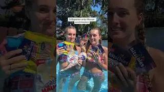 Süßigkeiten UNTER Wasser erschmecken 😳 | 