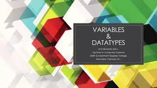2. Variables & Datatypes in PHP by Bharathi Patnala 