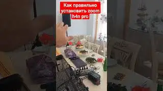 установка zoom h4n pro на свадьбе 