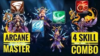 Switch my AGI Build ARCANE MASTER to this INSANE 4 SKILL COMBO Build | ROM