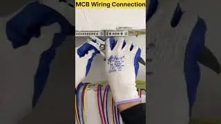 House wiring mcb box connection|mcb connection in house wiring board