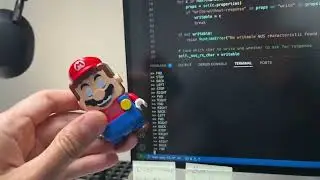 LEGO Mario Controls BBC micro:bit via Bluetooth Python + macOS 🎮🍏(Part 2)