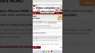 como converter imagens em Word