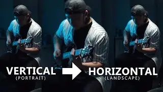 Converting Vertical Videos to Horizontal with Style