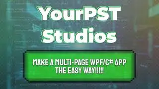 C#/WPF Tutorial - Multi Page WPF Application (The EASY Way!!!!) - (C#/WPF/Visual Studio)