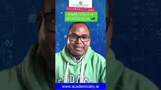 Pharmacist jobs situation in South Africa vs Australia #ytshorts