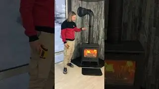 Temperature in the stove chimney