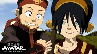 Aang and Toph Being a Comedic Duo for 16 Minutes Straight 😂 | Avatar: The Last Airbender
