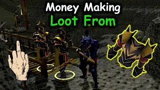 (2022) RuneScape 3  (UN)MONEY MAKING Challenge: LOOT FROM  1 HOUR OF ELITE BLACK KNIGHTS (Epic Fail)