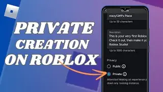 How To Make Private Servers On Your Own Roblox Game